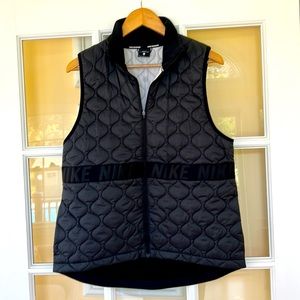 Nike Black Quilted Vest